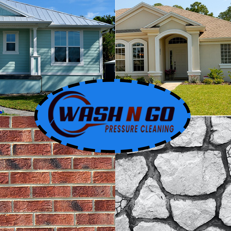 Professional pressure washing results